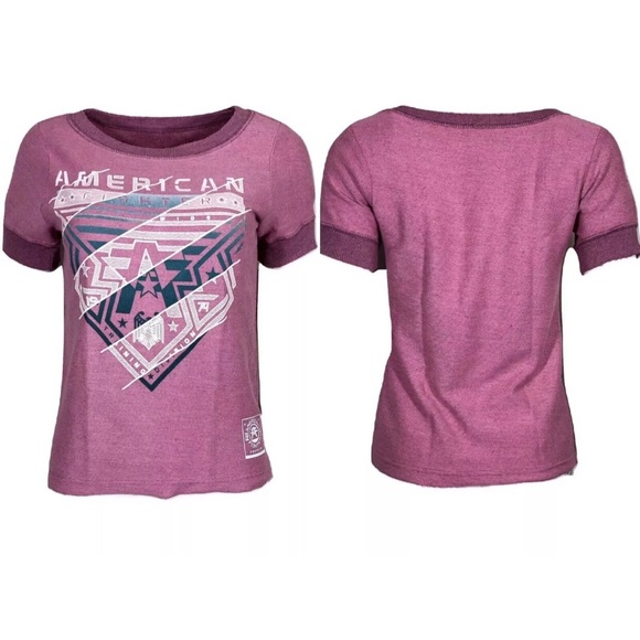 AMERICAN FIGHTER Womens T-Shirt GLADBROOK Athletic - Picture 3 of 8